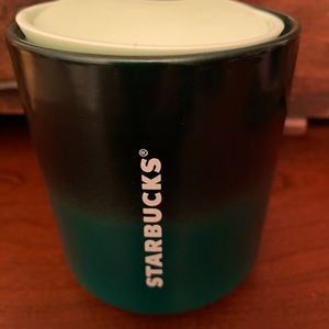 NWT Starbucks Tumbler 8 oz. Shades of green.